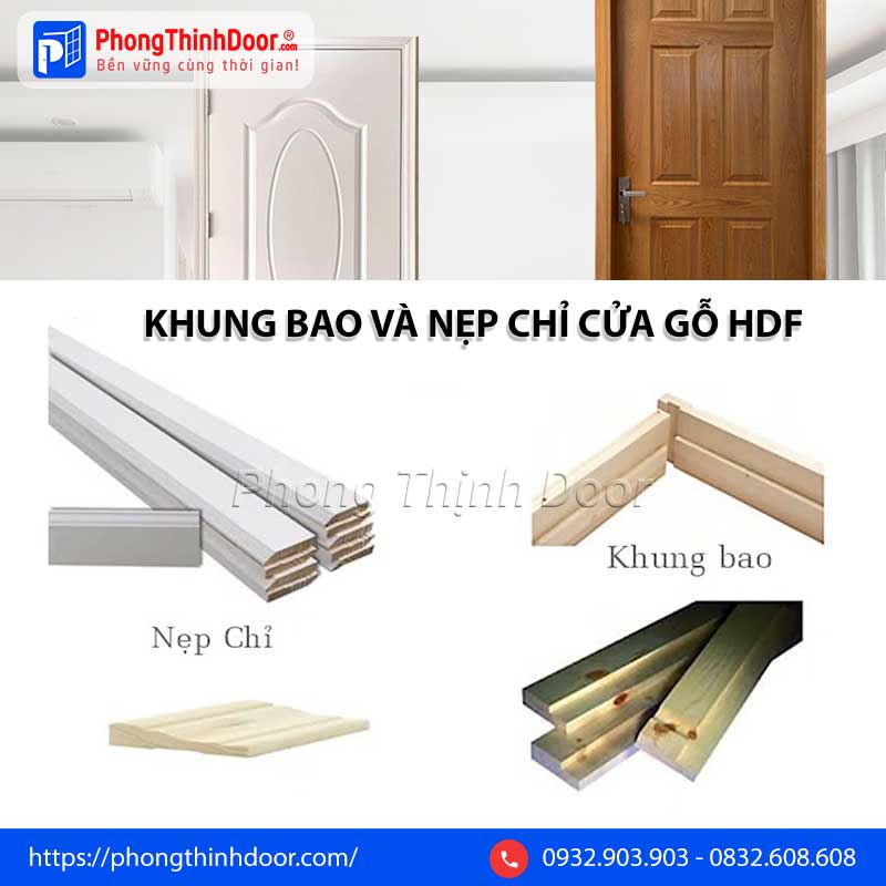Khung cửa gỗ hdf
