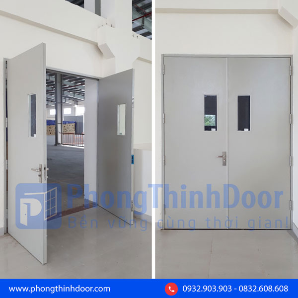 cửa chống cháy 2 cánh