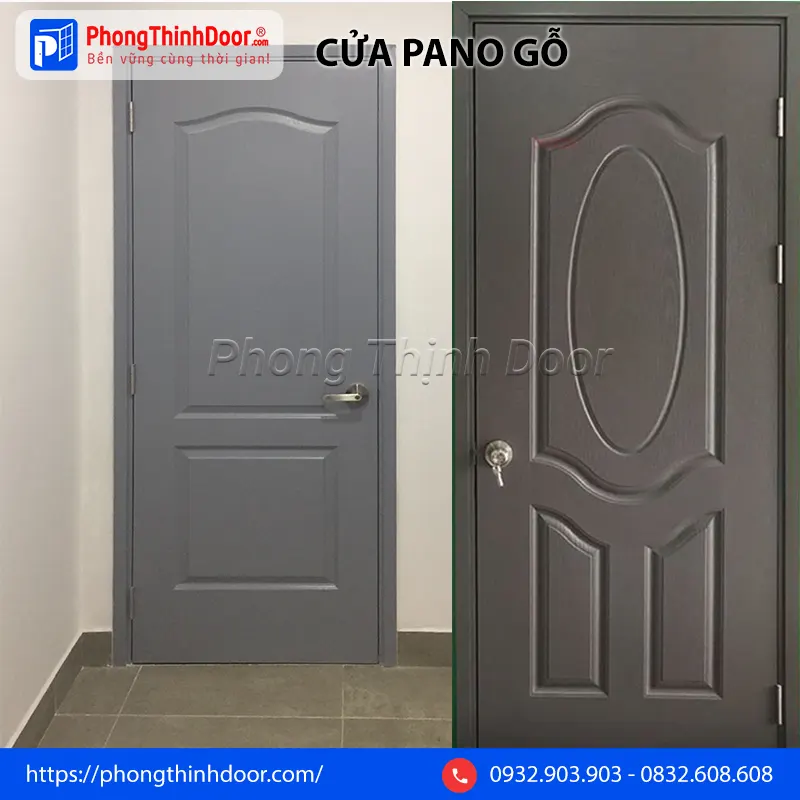 cửa pano gỗ