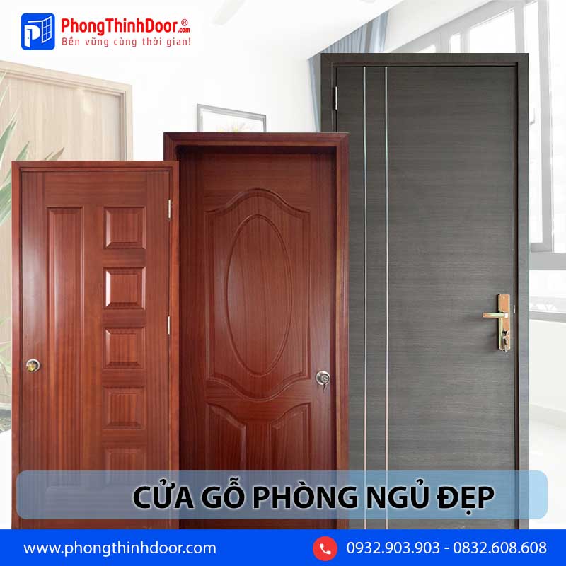 cửa gỗ phòng ngủ đẹp