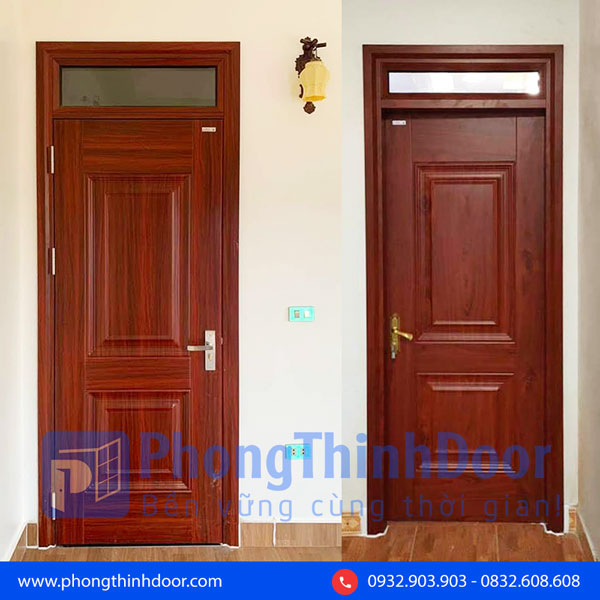 cửa thép vân gỗ tại tphcm