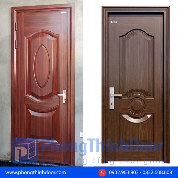 cửa thép vân gỗ tphcm
