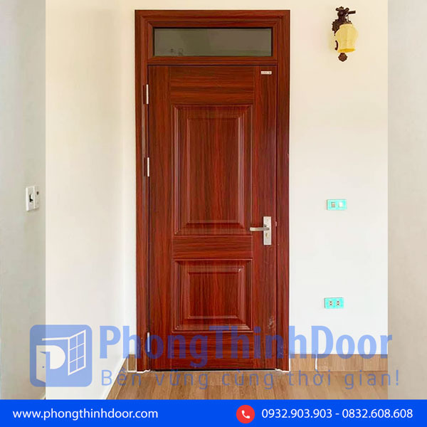 giá cửa thép vân gỗ