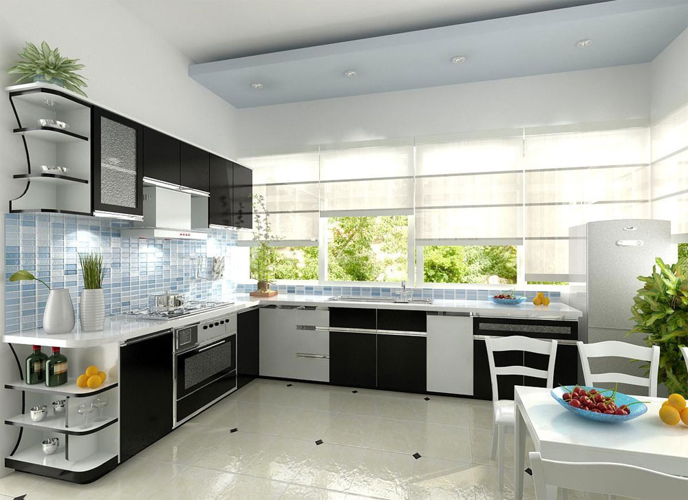 kệ bếp tủ bếp sang trọng
