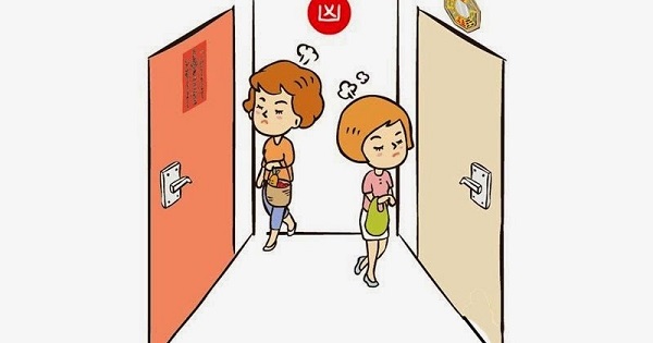 Cửa đối cửa hay hai cửa phòng ngủ đối nhau là không tốt trong phong thủy