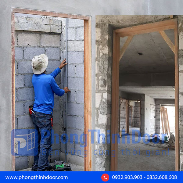 lắp cửa chèn hồ