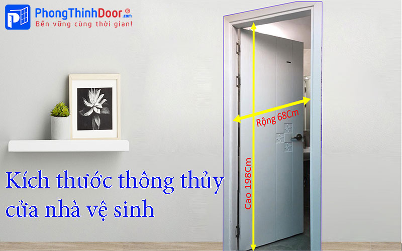 Kích thước cửa nhà vệ sinh hợp phong thủy Kích thước cửa nhà vệ sinh hợp phong thủy