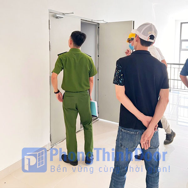 Nghiệm thu cửa thép chống cháy