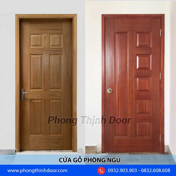 cửa gỗ phòng ngủ veneer