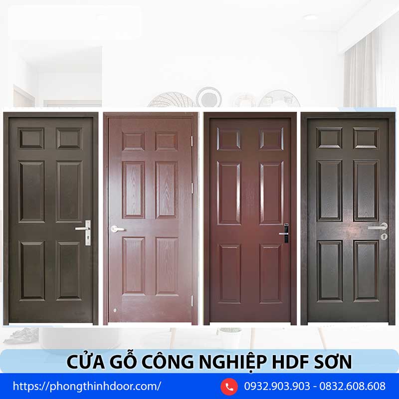 cửa gỗ công nghiệp hdf