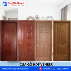 CỬA GỖ CÔNG NGHIỆP HDF VENEER 6A-SAPELE