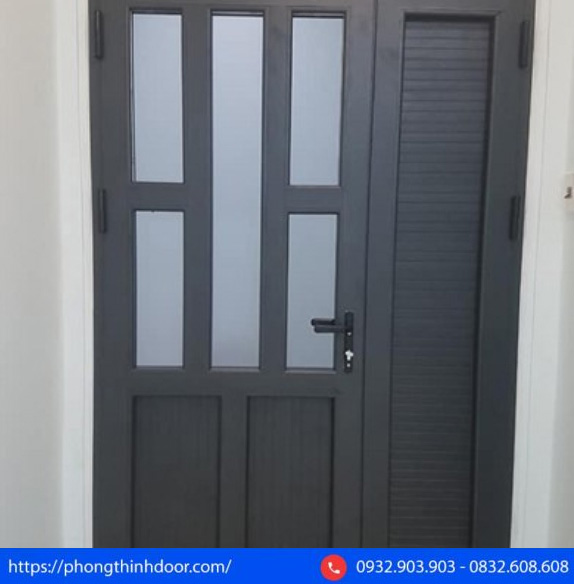 Mẫu cửa phòng ngủ nhôm Xingfa