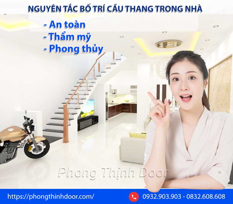 cách bố trí cầu thang