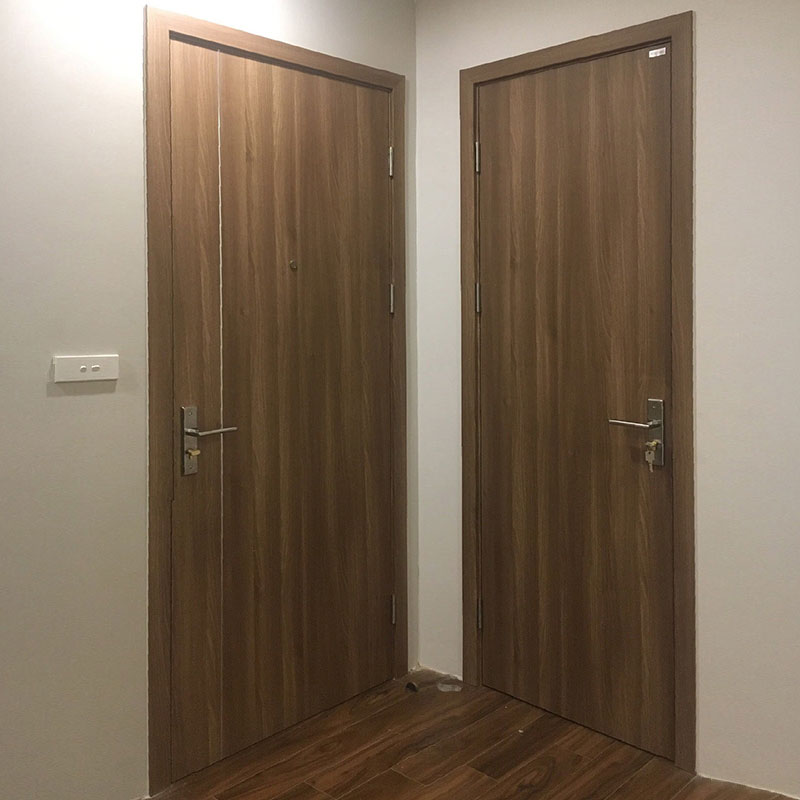 lắp cửa gỗ wbp laminate lắp cho căn hộ