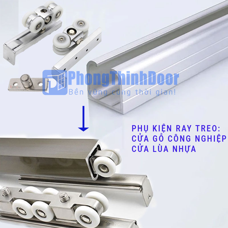phụ kiện cửa lùa treo