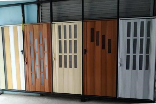 Đa dạng kích thước cửa nhựa xếp