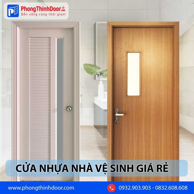 cửa nhựa nhà vệ sinh giá rẻ