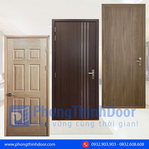 Cửa thông phòng giả vân gỗ