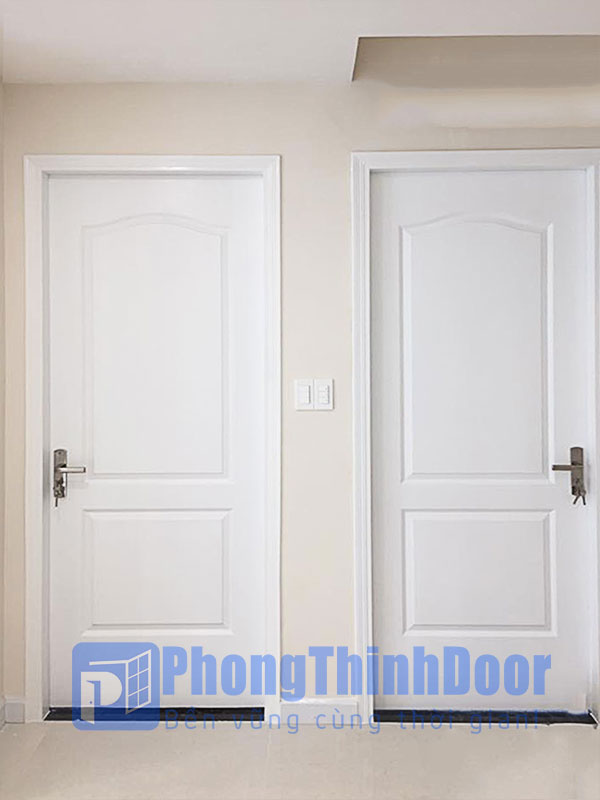 Cửa để thông phòng màu trắng sang trọng