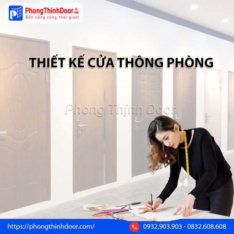 Thiết kế cửa đi theo dạng loa kèn