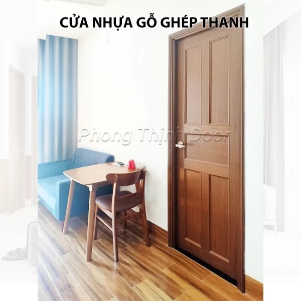 Mẫu cửa thông phòng đẹp nhựa ghép thanh Đài Loan