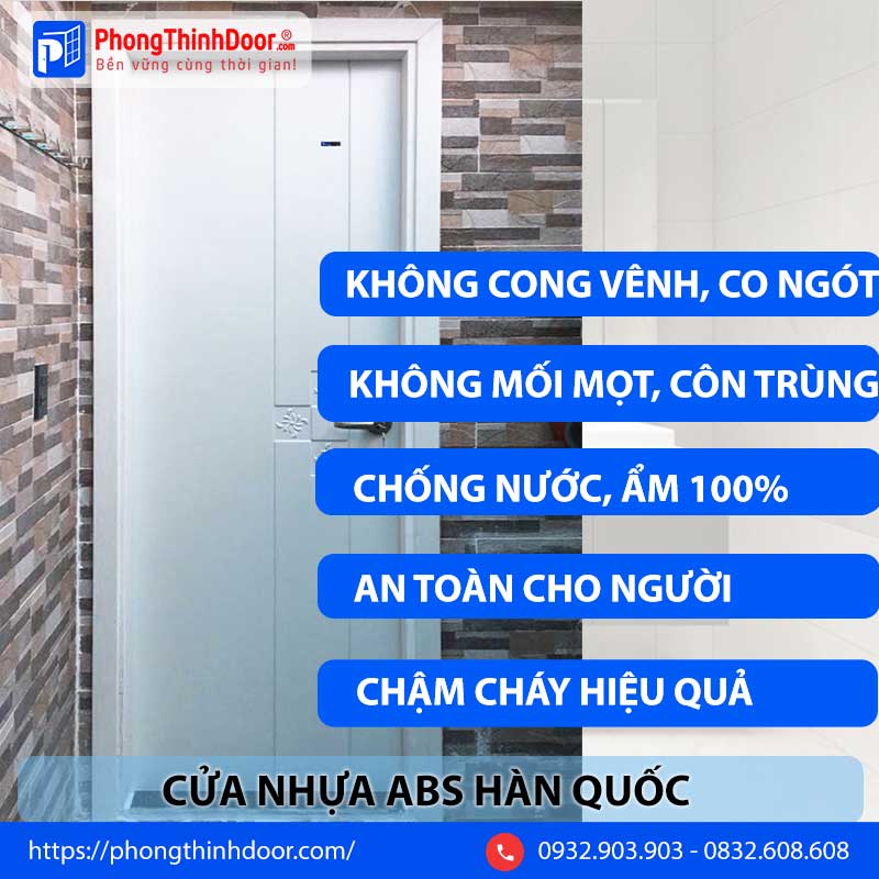 Cửa nhựa ABS hàn Quốc
