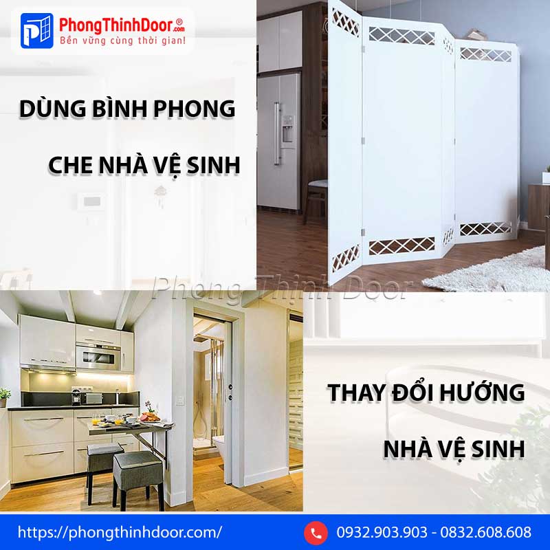 cách hóa giải nhà vệ sinh đối diện bếp
