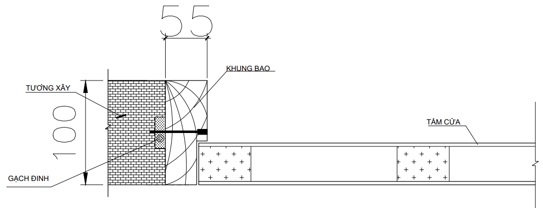 độ dày khung bao cửa gỗ