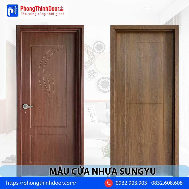 mẫu cửa nhựa sungyu