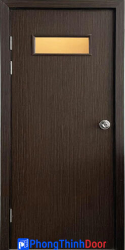 cửa màu đen vân gỗ