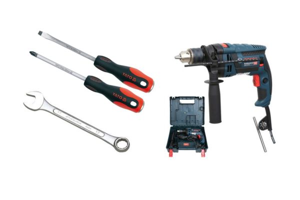 Dụng cụ cần chuẩn bị để lắp tay co thủy lực