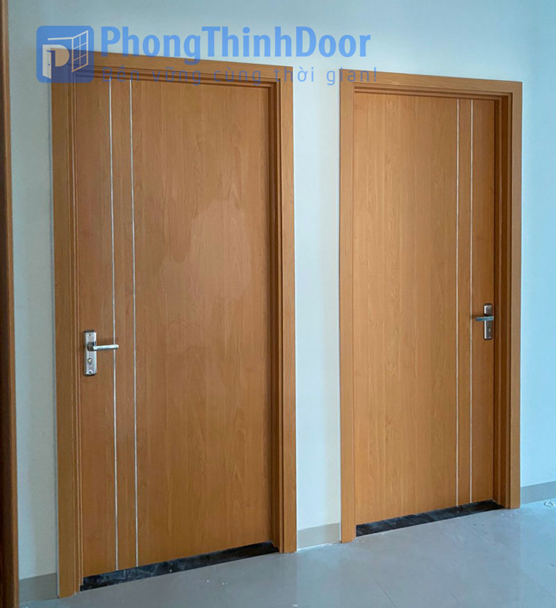 mẫu cửa gỗ công nghiệp phòng ngủ