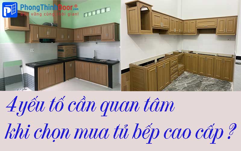 yeu to can quan tam khi mua tu bep