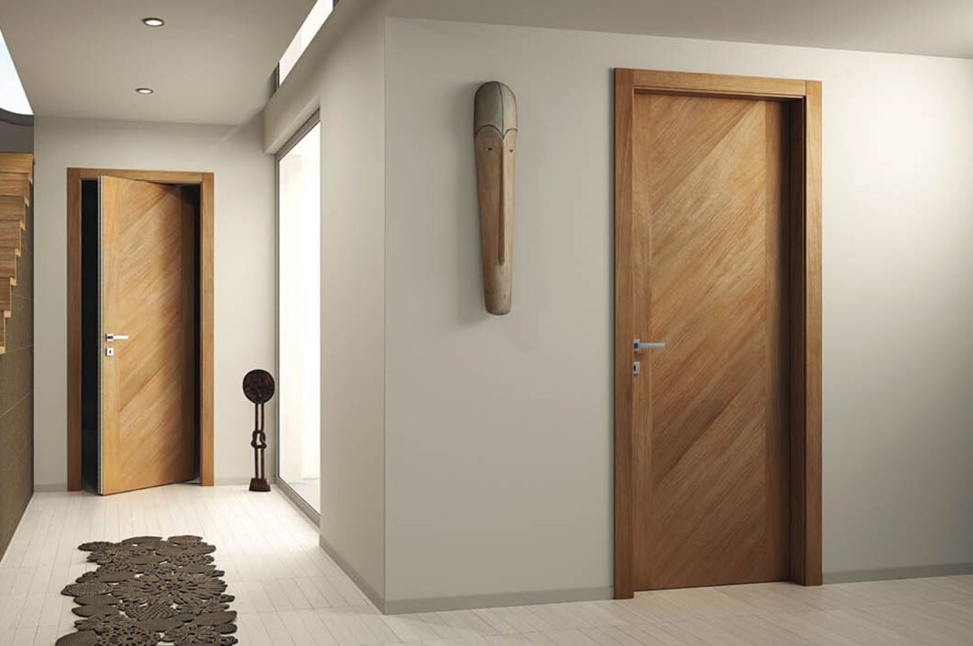 Cửa gỗ công nghiệp HDF với đa dạng mẫu mã, màu sắc