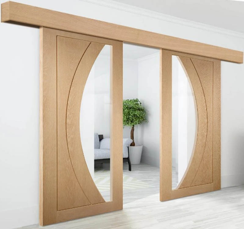 Mẫu cửa gỗ lùa lạ mắt, sang trọng và tiết kiệm không gian