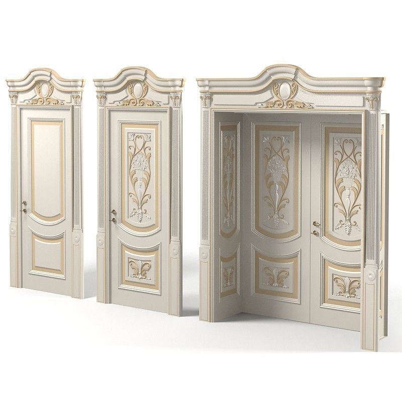 Mẫu cửa gỗ đẹp mang phong cách châu Âu