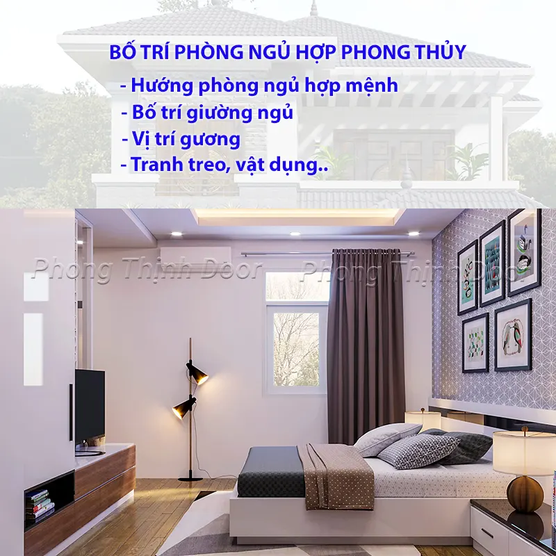 cách bố trí phòng ngủ