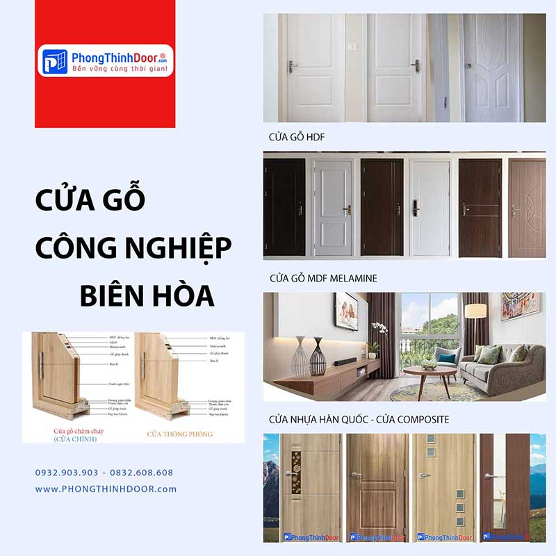 cửa gỗ công nghiệp biên hòa