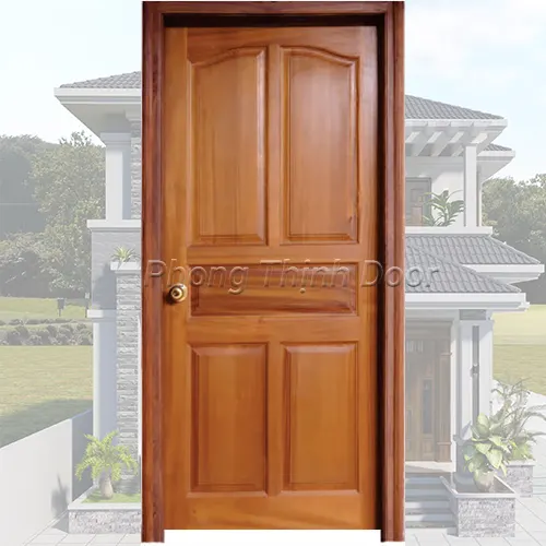 cửa gỗ 1 cánh ốc chó