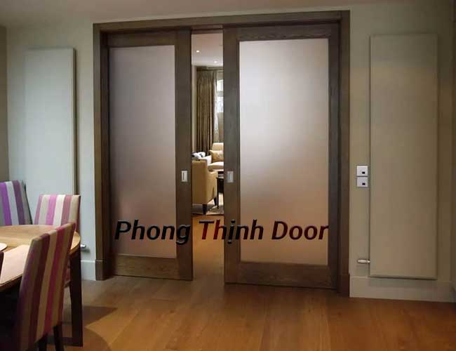 giá cửa trượt âm tường