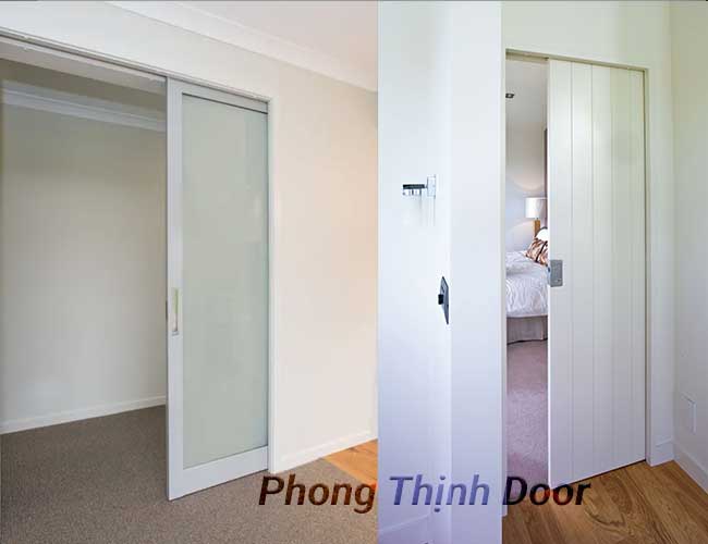 cửa âm tường phòng ngủ