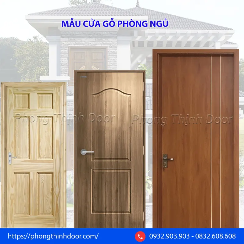mẫu cửa gỗ phòng ngủ