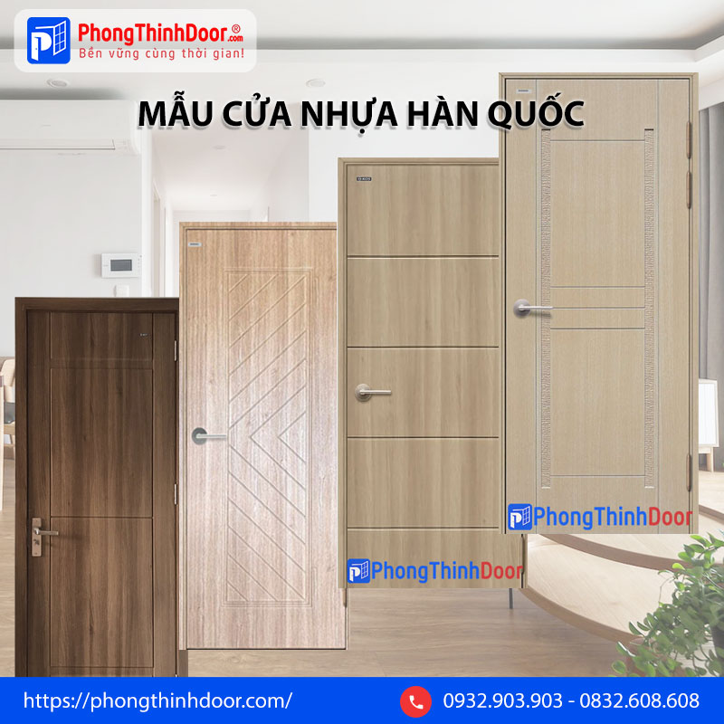 mẫu cửa nhựa hàn quốc