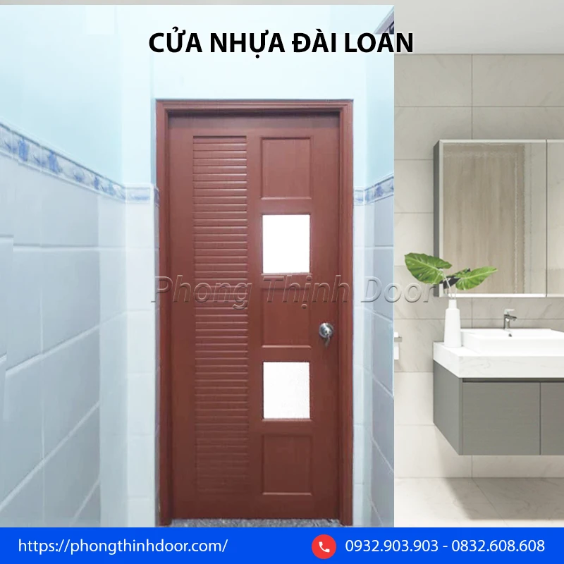 Cửa nhựa nhà vệ sinh đài loan giá rẻ