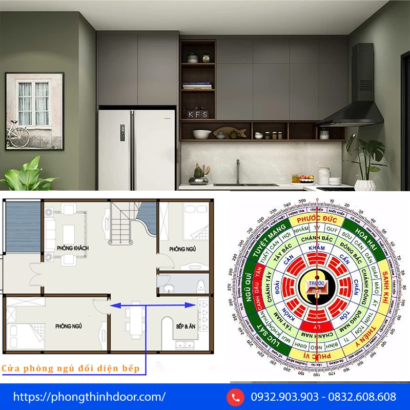 Xác định hướng đặt bếp theo tuổi đàn ông trụ cột để giúp gia đình êm ấm, hòa thuận