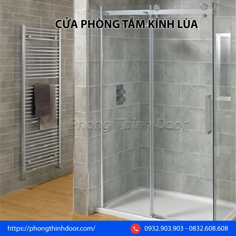 cửa kính nhà vệ sinh hiện đại