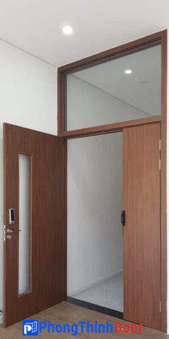 cửa nhựa giả gỗ 2 cánh
