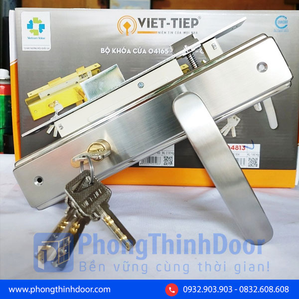Khóa tay gạt cửa phòng Việt Tiệp 04813