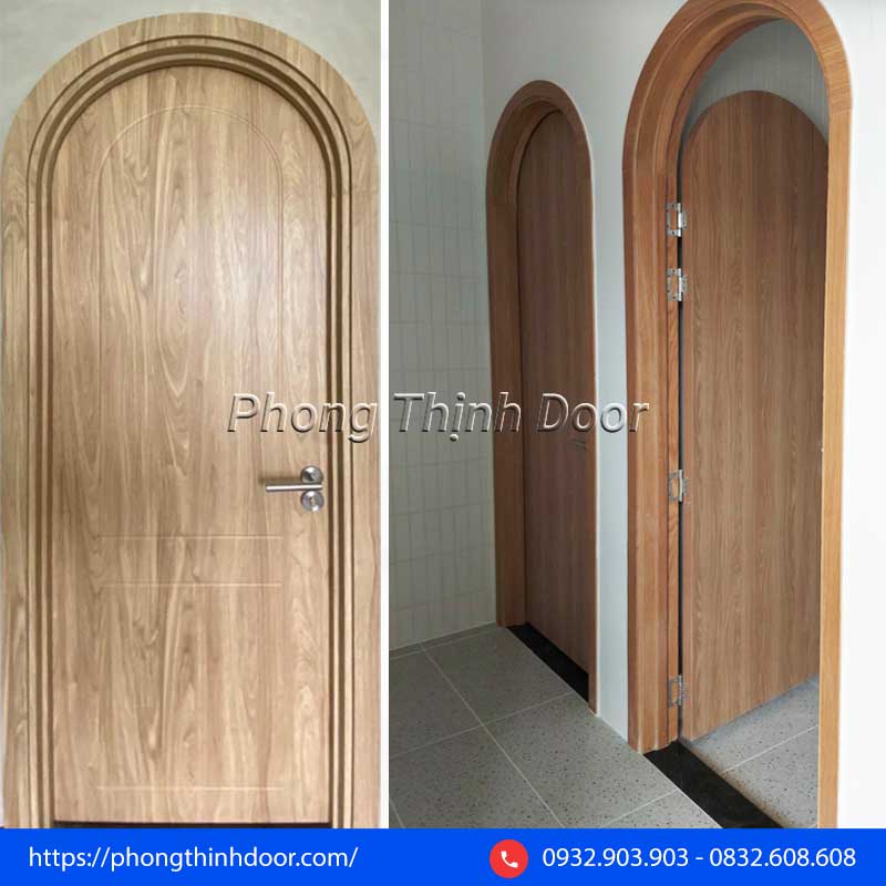 Mẫu cửa uốn nhựa cho phòng ngủ