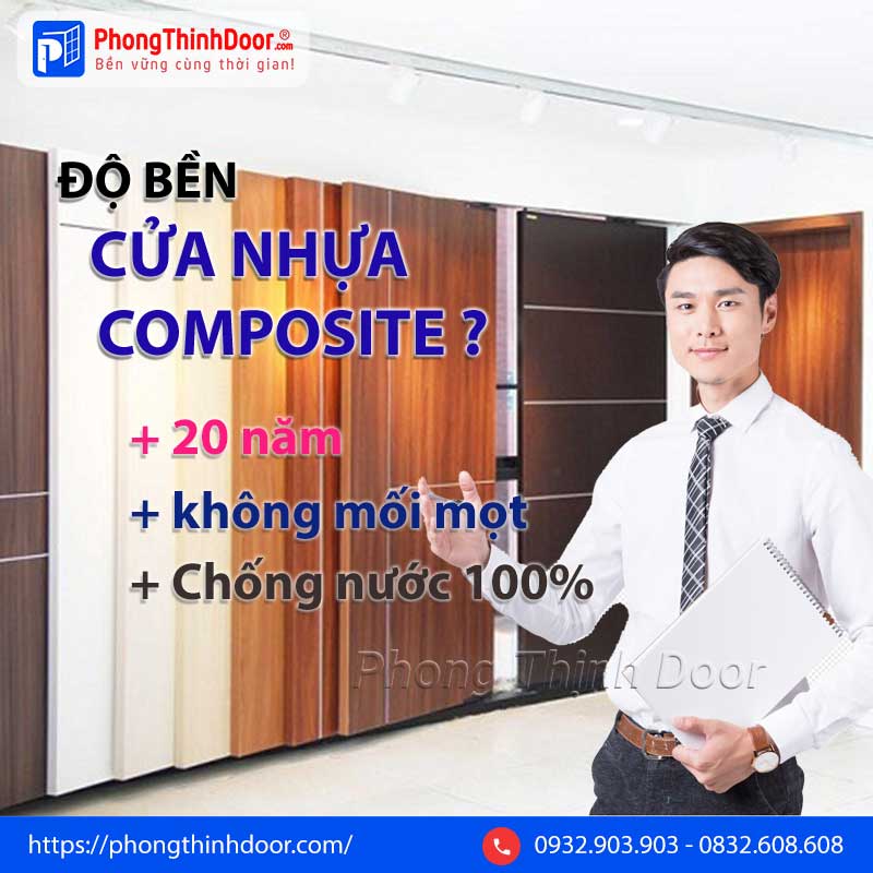 độ bền cửa nhựa composite
